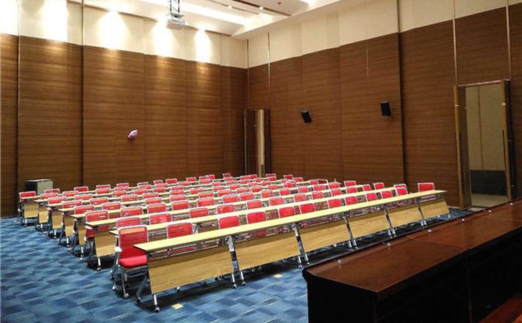 江蘇連云港會(huì)議室木紋吸音板聲學(xué)工程