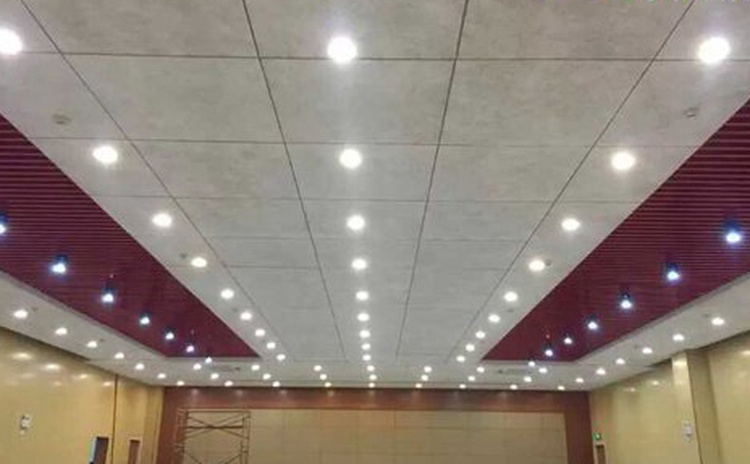 四川樂山學(xué)校會(huì)議室吸音纖維板聲學(xué)工程-2